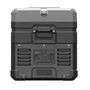 EZA - Blizz-E Flex 38 - Glacière électrique portable 12V/24V avec Bluetooth, 2 zones, -20°C à +20°C, 38 L, Noir/Gris