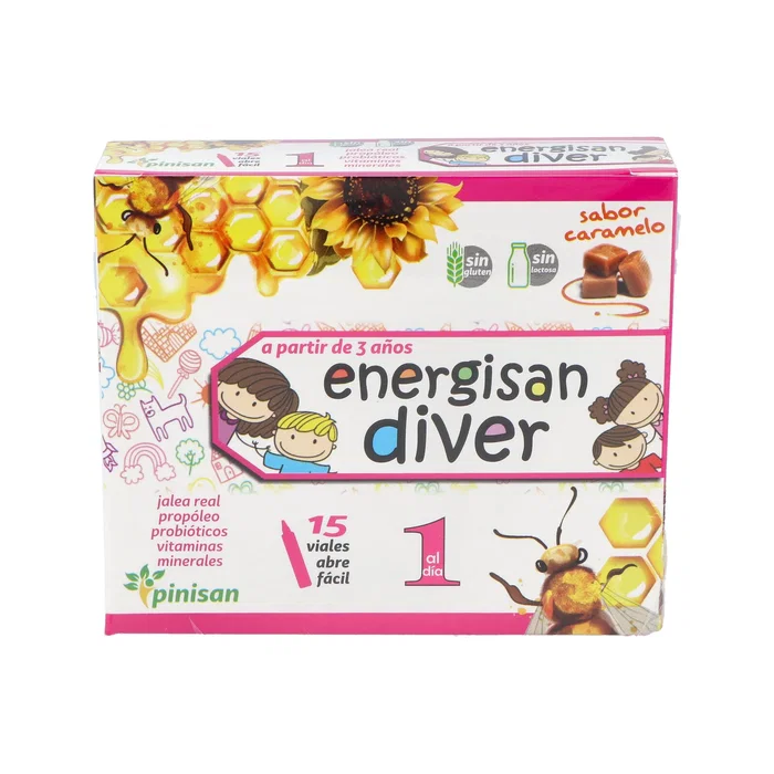 Pinisan Energisan Diver 15 Viales Complément Alimentaire Vitamine C Propolis Probiotiques Pinisan Energisan Diver 15 Viales Complément Alimentaire Vitamine C Propolis Probiotiques