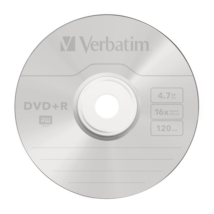 Verbatim DVD+R Matt Silver 10pcs Verbatim DVD+R Matt Silver 10pcs