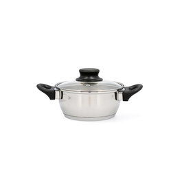 Casserole avec Couvercle Quid Habitat Acier 18 x 8,5 cm