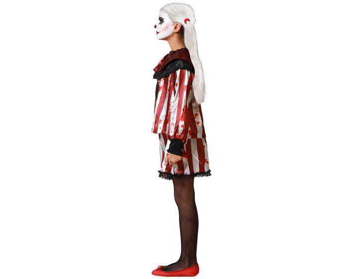 BigBuy Carnival Déguisement Clown Rouge pour Fille 10-12 Ans