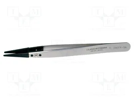 LINDSTRÖM Pince à épiler droite 130mm à bec arrondi