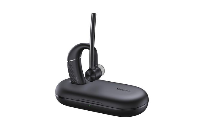 Yealink BH71 - Casque Bluetooth 5.2 Monaural Main-Libre avec Réduction de Bruit 4 Micros - Autonomie jusqu'à 30h