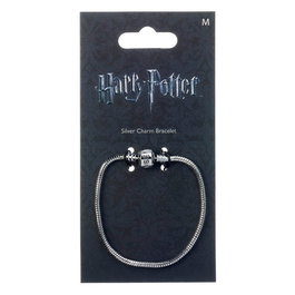 THE CARAT SHOP - Bracelet doré à l'argent Harry Potter en alliage de zinc - Taille : 19 cm - Conditionné en blister