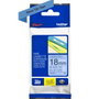 Brother TZe-541 Ruban Laminé 18 mm x 8 m Bleu sur Noir pour Rotulatrice