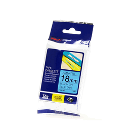 Brother TZE-541 / TZE541 Ruban d'étiqueteuse, impression Noir sur fond Bleu