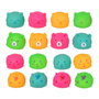 HTI Squishy Pets - Boîte de 24 figurines collectionnables animales souples - Multi-langues (anglais, français, allemand, italien, portugais, espagnol) - À partir de 3 ans