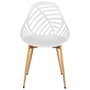 Home Deco Factory Chaise d'extérieur Alameda Blanche