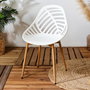Home Deco Factory Chaise d'extérieur Alameda Blanche