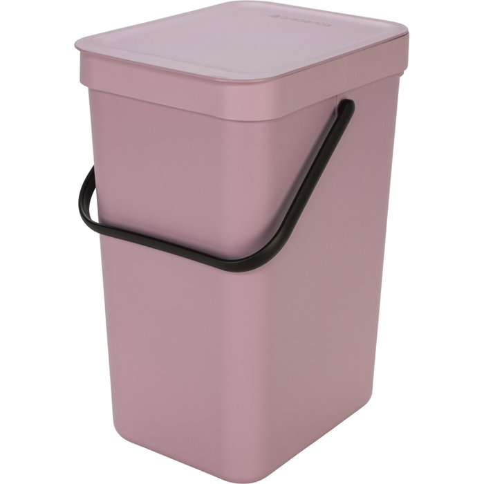 Brabantia Sort & Go Poubelle Lilac Pink 12 L Brabantia Sort & Go Poubelle Lilac Pink 12 L