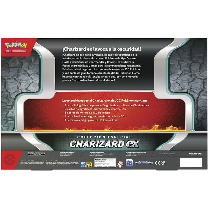 Pokemon - Cartes à collectionner Blister Charizard - Version espagnol - Jeu de cartes - +6 ans