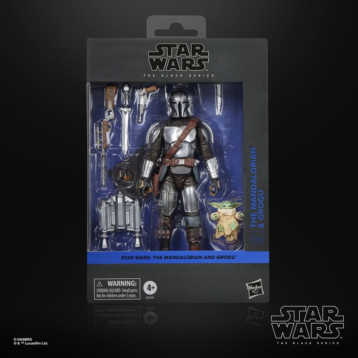 Hasbro Star Wars The Black Series figurine The Mandalorian & Grogu 15 cm Hasbro Star Wars The Black Series figurine The Mandalorian & Grogu 15 cm