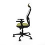 Piqueras y Crespo Chaise de Bureau 3D036G1 Vert Olive avec Appui-tête
