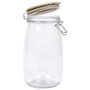 Cook Concept Bocal de conservation 1,5 L en verre avec couvercle en bambou