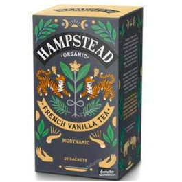 HAMPSTEAD Infusion de thé à la vanille française, 20 sachets