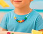 Innspiro Lot de 450 perles rondes en bois multicolores 10mm et 5m de fil de coton