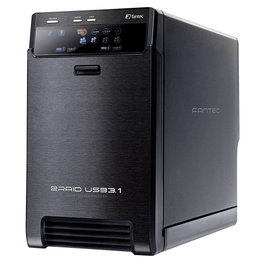 Fantec QB-X2U31R Boîtier RAID pour 2 x 3,5 SATA USB 3.1 Noir
