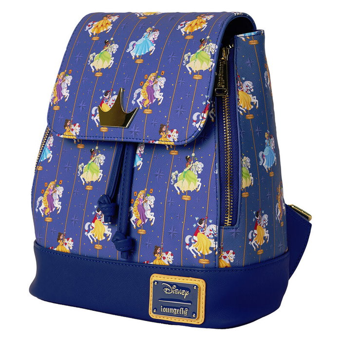LOUNGEFLY Sac à dos Disney Princesses Carrousel 26 cm