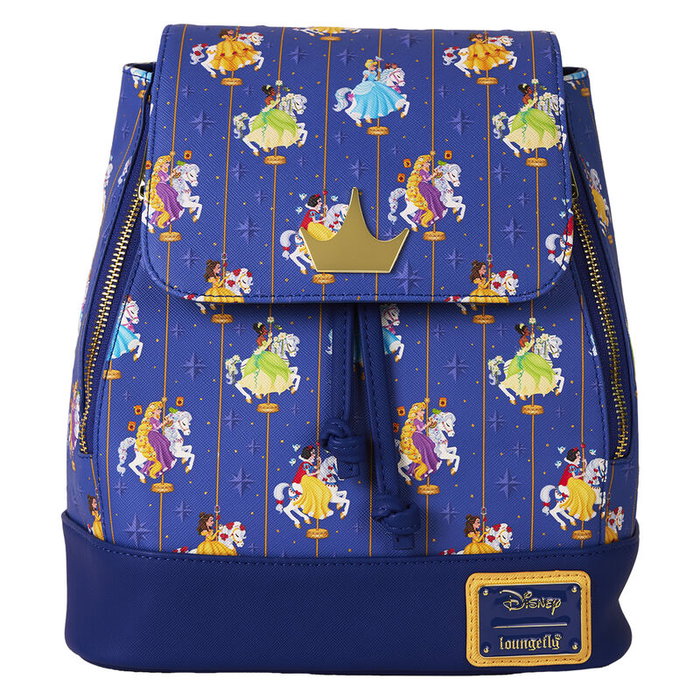 LOUNGEFLY Sac à dos Disney Princesses Carrousel 26 cm