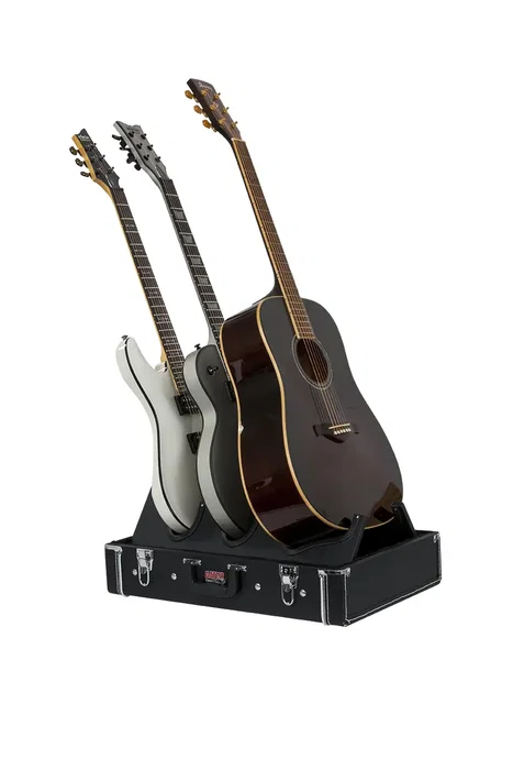GATOR Gig-Box Jr. - Étui en bois pour pédalier et support de guitare - Noir
