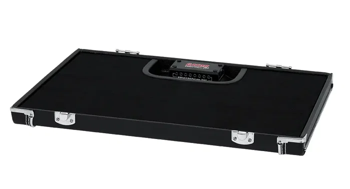 GATOR Gig-Box Jr. - Étui en bois pour pédalier et support de guitare - Noir