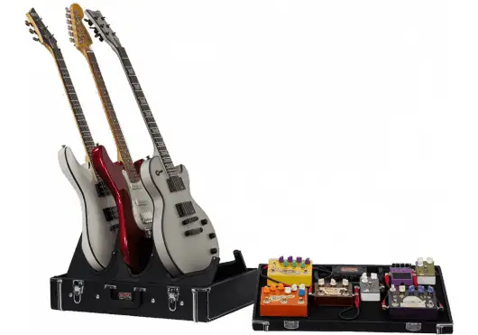 GATOR Pédalier + Support pour 3 Guitares Gator GATOR Pédalier + Support pour 3 Guitares Gator