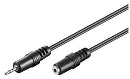 MicroConnect Câble d'extension audio 2,5 mm Mâle vers Femelle 2M