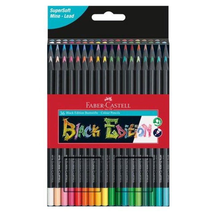 Faber-Castell FC-116436 Crayons de couleur aquarellables - Boite de 36