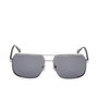 Guess Gafas GU00119 POLARIZADA 08D Lunettes de soleil Homme Métal Argenté Verre Polarisé Gris 58mm