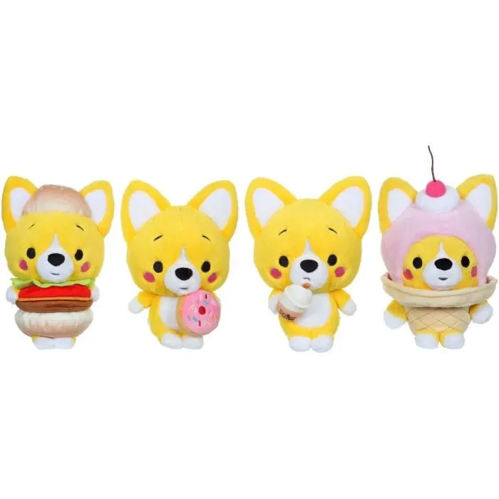 Gipsy Toys Little Corgi Cuties - Peluche corgi 30 cm thème donut - KAWAII - 100% polyester - 4 modèles à collectionner Gipsy Toys Little Corgi Cuties - Peluche corgi 30 cm thème donut - KAWAII - 100% polyester - 4 modèles à collectionner