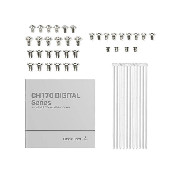 Deepcool CH170 Digital Mini Tour Blanc