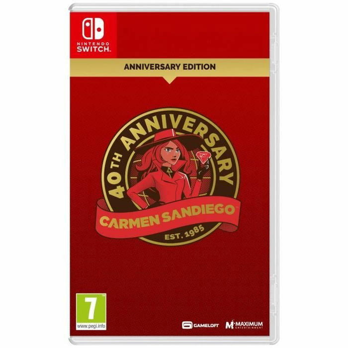 Just For Games Carmen Sandiego Édition 40 Aniversaire - Nintendo Switch Just For Games Carmen Sandiego Édition 40 Aniversaire - Nintendo Switch