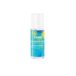 Tooq TQSC0016 Kit Spray Nettoyant pour Écrans 150 ml - Sans Alcool ni Ammoniac, Chiffon Microfibre Inclus - pour TV, PC, Moniteur, Téléphone