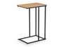 Giftdecor Table d'appoint en bois MDF et métal Bambou 39x57 cm (Set de 4)
