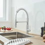 Grohe Get Mitigeur de cuisine monocommande avec douchette extractible 2 jets, 30361000
