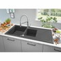 Grohe Get Mitigeur de cuisine monocommande avec douchette extractible 2 jets, 30361000