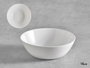 Vivalto Bol Lisse Opal Blanc 15 cm 16x5.2 cm Lavable Micro-ondes (Set de 24)