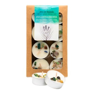 Canvela Caja Regalo 8 Uds Velas De Té Perfumada Aires De M Canvela Caja Regalo 8 Uds Velas De Té Perfumada Aires De M