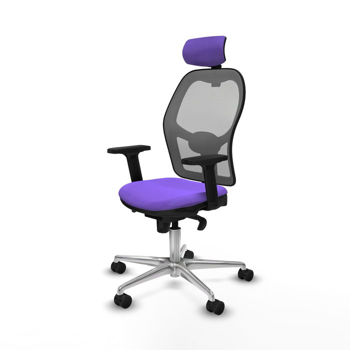 Piqueras y Crespo Chaise de Bureau avec Appui-tête 2D086N2 Lila Piqueras y Crespo Chaise de Bureau avec Appui-tête 2D086N2 Lila