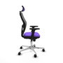 Piqueras y Crespo Chaise de Bureau avec Appui-tête 2D086N2 Lila