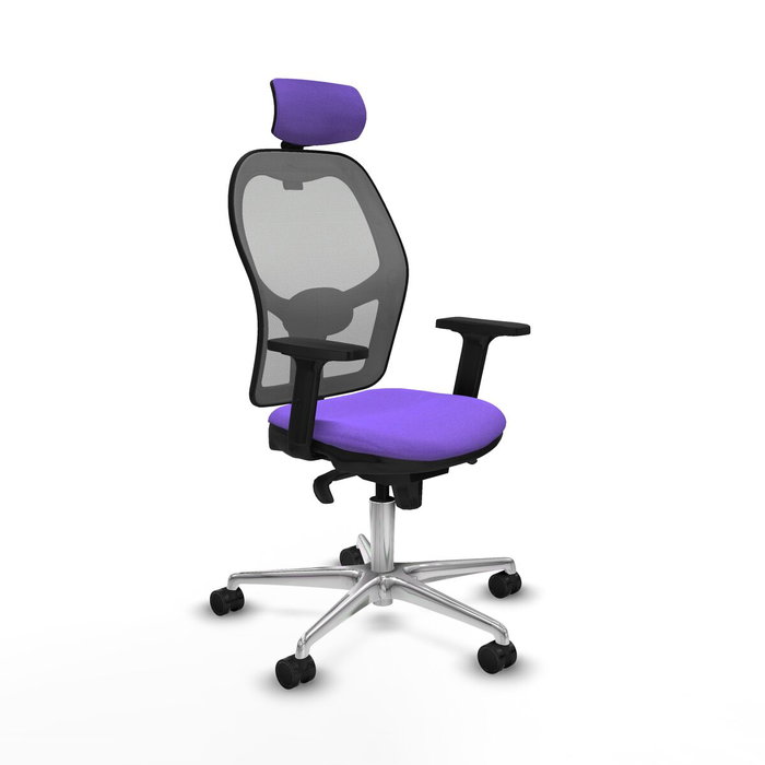 Piqueras y Crespo Chaise de Bureau avec Appui-tête 2D086N2 Lila Piqueras y Crespo Chaise de Bureau avec Appui-tête 2D086N2 Lila