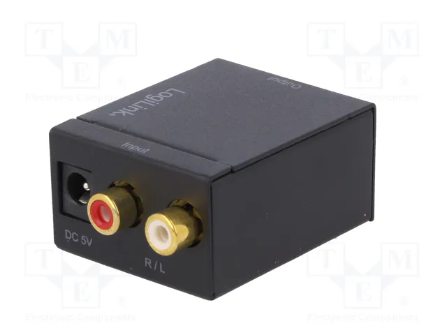 LOGILINK Convertisseur analogue-numérique RCA vers Toslink CA0102
