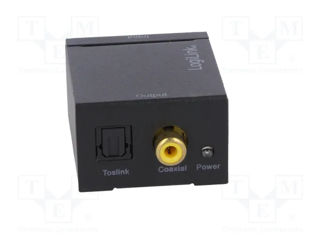 LOGILINK Convertisseur analogue-numérique RCA vers Toslink CA0102