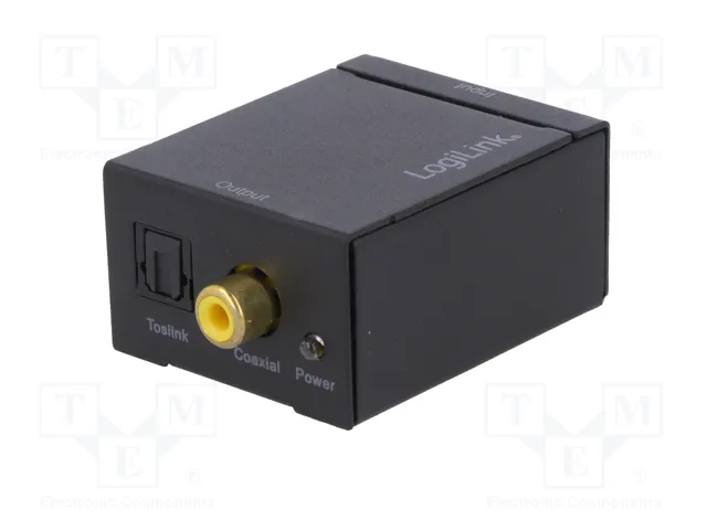 LOGILINK Convertisseur analogue-numérique RCA vers Toslink CA0102
