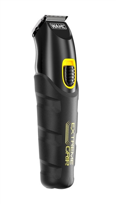 Wahl 09893-0460 Multigroomer avec ou sans câble - Tondeuse nez, oreilles et sourcils avec poignée antidérapante Advanced - 4 têtes et 8 guides