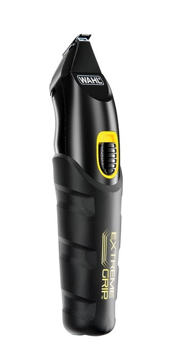 Wahl 09893-0460 Multigroomer avec ou sans câble - Tondeuse nez, oreilles et sourcils avec poignée antidérapante Advanced - 4 têtes et 8 guides