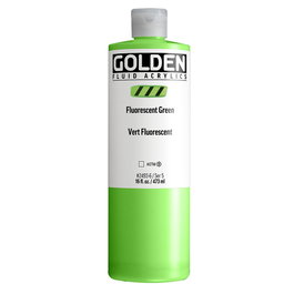 Golden Couleurs acryliques Fluides Vert Fluorescent 473 ml