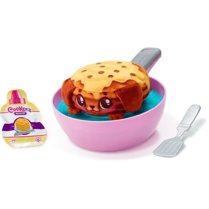 Cookeez Makery - Poêle à Pancake avec Peluche Parfumée Surprise (Modèle Aléatoire) : Ourson, Chaton ou Chiot - Jouet Créatif et Interactif pour Enfant Cookeez Makery - Poêle à Pancake avec Peluche Parfumée Surprise (Modèle Aléatoire) : Ourson, Chaton ou Chiot - Jouet Créatif et Interactif pour Enfant