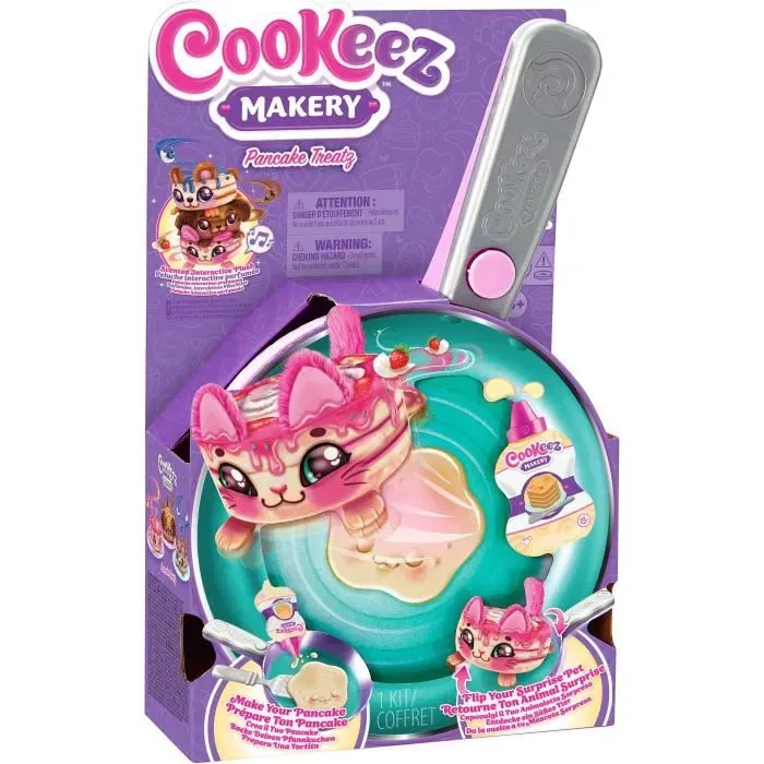 Cookeez Makery - Poêle à Pancake avec Peluche Parfumée Surprise (Modèle Aléatoire) : Ourson, Chaton ou Chiot - Jouet Créatif et Interactif pour Enfant Cookeez Makery - Poêle à Pancake avec Peluche Parfumée Surprise (Modèle Aléatoire) : Ourson, Chaton ou Chiot - Jouet Créatif et Interactif pour Enfant