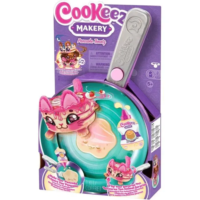 Cookeez Makery - Poêle à Pancake avec Peluche Parfumée Surprise (Modèle Aléatoire) : Ourson, Chaton ou Chiot - Jouet Créatif et Interactif pour Enfant Cookeez Makery - Poêle à Pancake avec Peluche Parfumée Surprise (Modèle Aléatoire) : Ourson, Chaton ou Chiot - Jouet Créatif et Interactif pour Enfant